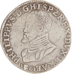 Filipsdaalder. Brabant. Antwerpen. Filips II. 1561. Zeer Fraai.