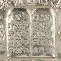 Chanoeka Lamp zilver.