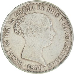 Spain. Isabella II. 20 Reales. 1850 CL.