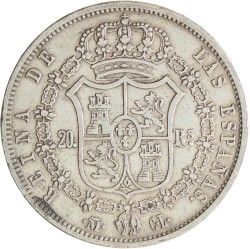 Spain. Isabella II. 20 Reales. 1850 CL.