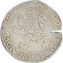 Leeuwendaalder op Generaliteitsvoet. Utrecht. 1607. Zeer Fraai +.