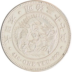 Japan. Meiji period. Mutsuhito. 1 Yen. Yr. 27 (1894).
