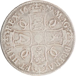 Great Britain. Charles II. Crown. 1679 T. PRIMO.