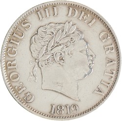 Great Britain. George III. ½ Crown. 1819.