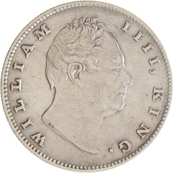 India. British colony. William IV. Rupee. 1835.