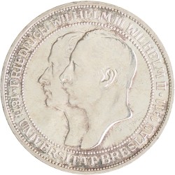 German states. Prussia. Wilhelm II. 3 Mark. 1911 A.