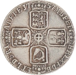 Great Britain. George II. 6 Pence. 1757.
