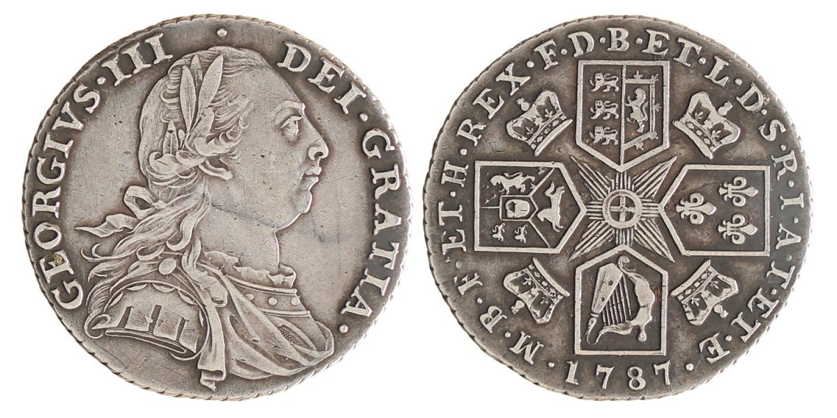 Great Britain. George III. Shilling. 1787.