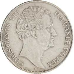 Denmark. Christian VIII. Speciedaler. 1847 V.S.