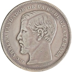 Guatemala. Peso - Rafael Carrera. 1871 R.