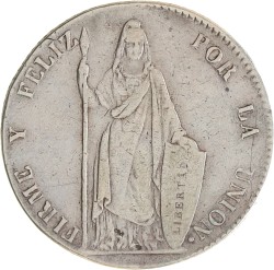 Peru. Republic. 8 Reales. 1851 MB.