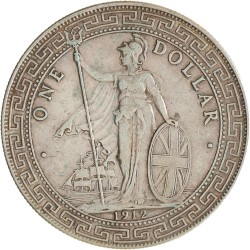 Great Britain. George V. Trade dollar. 1912 B.