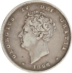 Great Britain. George IV. Shilling. 1826.