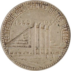 Belgium. Leopold III. 50 Francs. 1935.