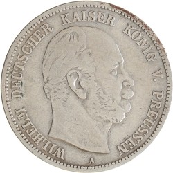 German states. Prussia. Wilhelm I. 5 Mark. 1876 A.