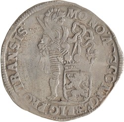 Zilveren dukaat. Overijssel. 1708. Fraai / Zeer Fraai.