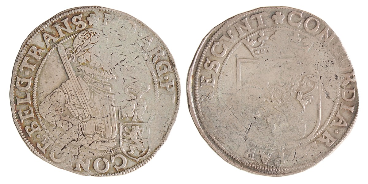 Nederlandse rijksdaalder. Overijssel. Datum onzeker (1620?). Fraai +.