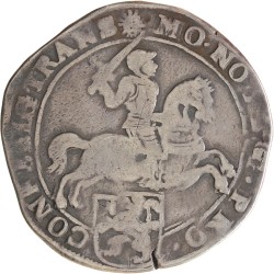 Dukaton of zilveren rijder. Overijssel. 1666. Fraai +.