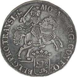 Dukaton of zilveren rijder. Overijssel. 1734. Zeer Fraai / Prachtig.
