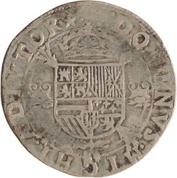 Fillipsdaalder. Brabant. Maastricht. Fillips II. 1557. Zeer Fraai -.