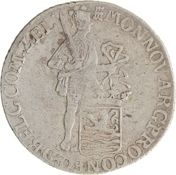 Zilveren dukaat. Zeeland. 1795. Zeer Fraai +.