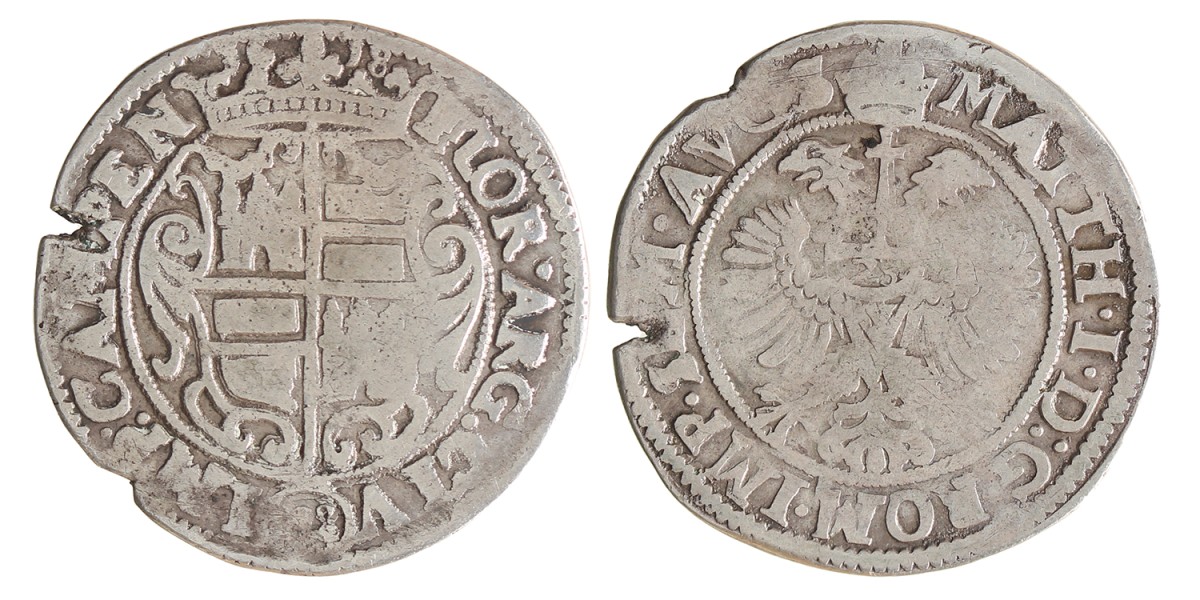 Florijn van 28 stuiver. Kampen. Matthias I. 1618. Zeer Fraai -.