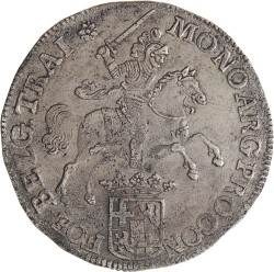 Dukaton of zilveren rijder. Utrecht. 1711. Zeer Fraai +.