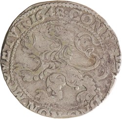Halve leeuwendaalder. Utrecht. 1648. Fraai / Zeer Fraai.