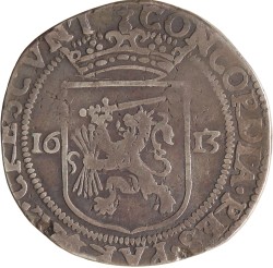Halve Nederlandse rijksdaalder. Utrecht. 1613. Fraai / Zeer Fraai.