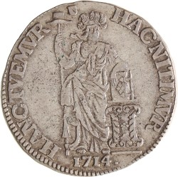 Gulden - Generaliteits. Utrecht. 1714. Zeer Fraai +.