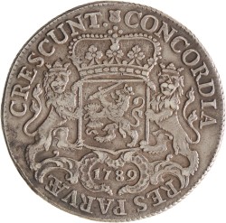 Dukaton of zilveren rijder. Utrecht. 1789. Zeer Fraai / Prachtig.