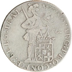 Zilveren dukaat of rijksdaalder. Utrecht. 1807. Zeer Fraai -.
