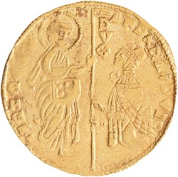 Italian states. Venice. Andrea Contarini. Zecchino. N.D. (1368 - 1382).