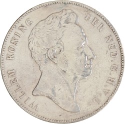 2½ gulden. Willem I. 1840. Zeer Fraai.