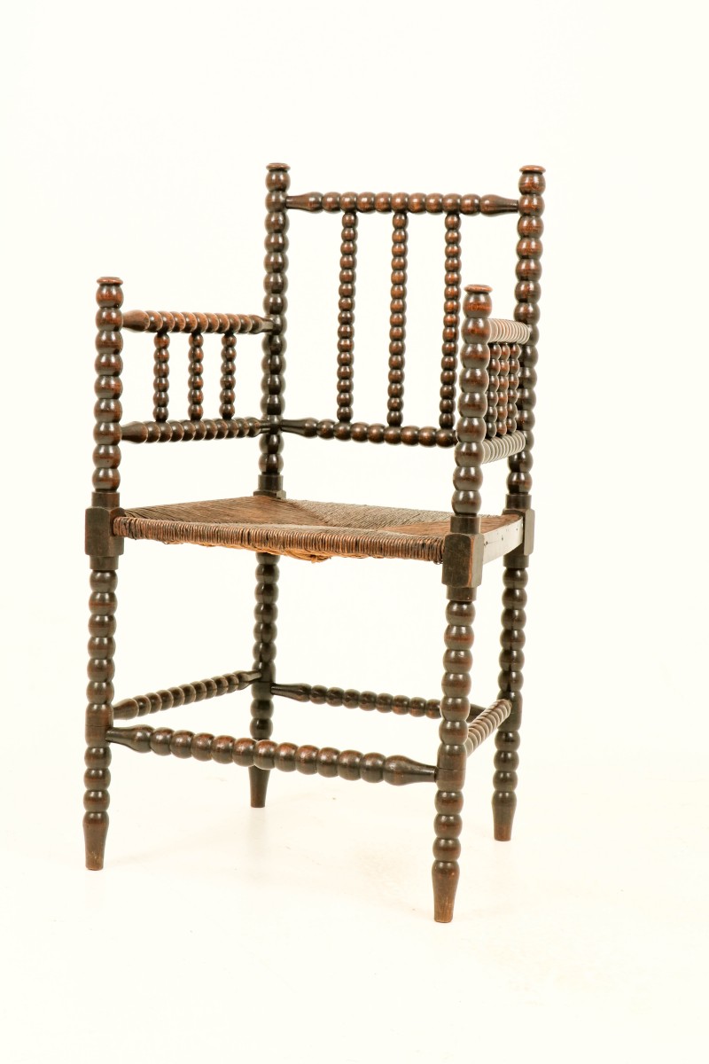 Een knopstoel, Holland, ca. 1910.
