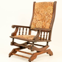 Een schommelstoel, Engeland, eind 19e eeuw.