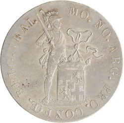 Zilveren dukaat. Willem I. 1816. Zeer Fraai +.