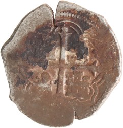 Mexico. Spanish colony. Philips III. Cob of 2 reales. N.D. (1598 - 1621).