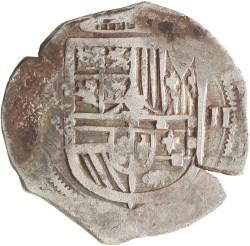 Mexico. Spanish colony. Philips III. Cob of 2 reales. N.D. (1598 - 1621).
