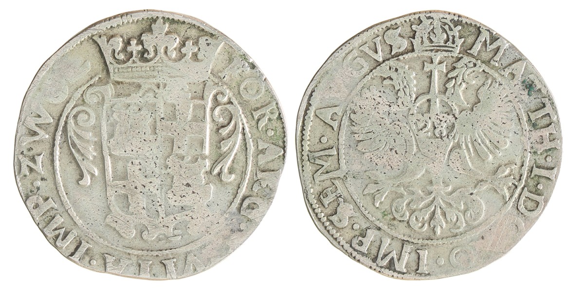 Florijn van 28 stuiver. Zwolle. Matthias I. Z.j. Fraai / Zeer Fraai.