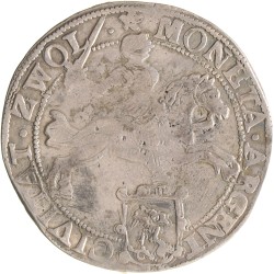 Dukaton of zilveren rijder. Zwolle. 1659. Zeer Fraai.