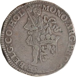 Zilveren dukaat. Holland. 1674. Zeer Fraai -.