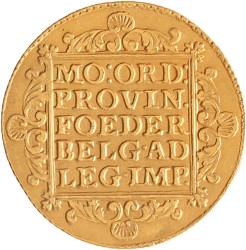 Dubbele dukaat. Holland. 1764. Zeer Fraai.