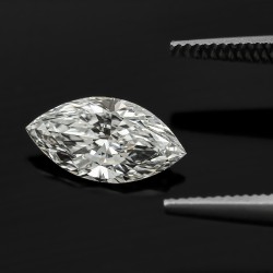 GIA-gecertificeerde 1.07 ct. marquise briljant geslepen natuurlijke diamant.