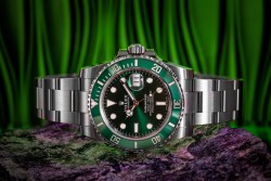 Rolex Submariner Hulk ''ongedragen'' 116610LV - Heren polshorloge - 2017.