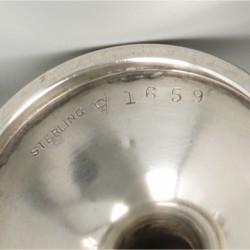 Peper- en zoutstel zilver.