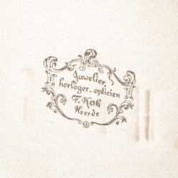10-delige set thee/koffielepels zilver.