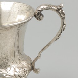 Drinkbeker zilver.