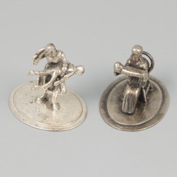 10-delig lot miniaturen zilver.