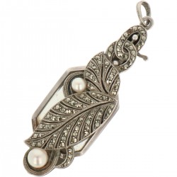 Lorgnette zilver.